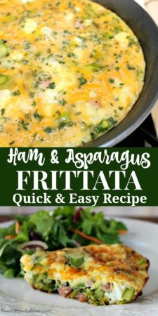how to make a ham and asparagus frittata recipe