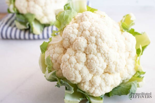 cauliflower for cauliflower rice recipe
