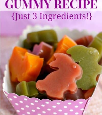 Easy bunny fruit juice gummy recipe