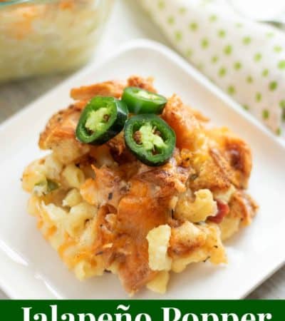 Jalapeño Popper Mac and Cheese Recipe with bacon