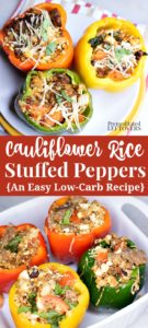 Cauliflower Rice Stuffed Peppers Recipe - A Low-Carb Variation