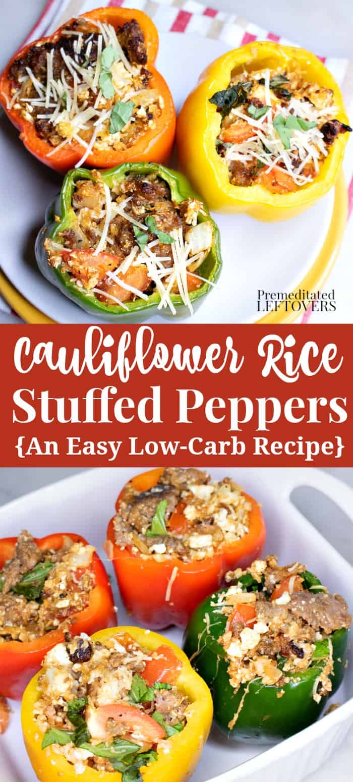 Cauliflower Rice Stuffed Peppers Recipe