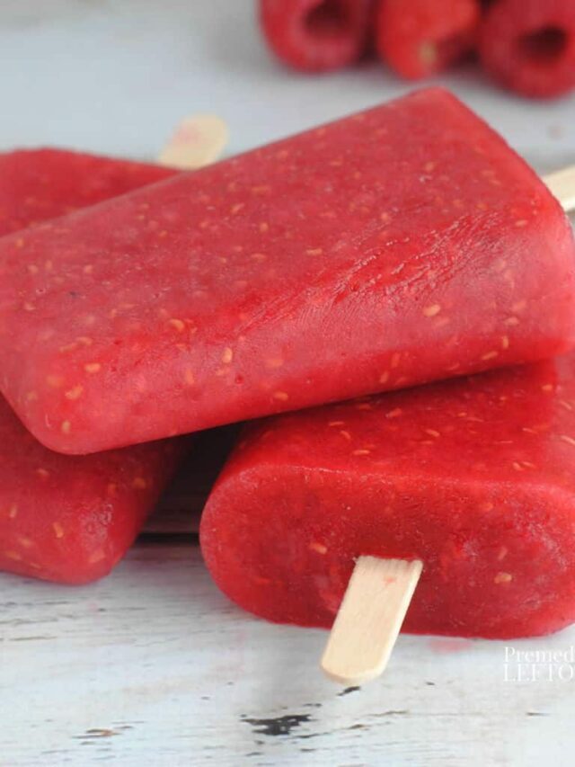 Simple Homemade Raspberry Popsicles Story