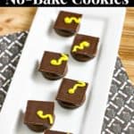 graduation cookies no-bake treat - an easy graduation dessert idea