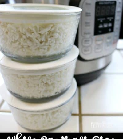 a quick and easy Instant Pot Basmati Rice recipe.