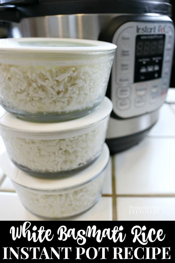 a quick and easy Instant Pot Basmati Rice recipe.