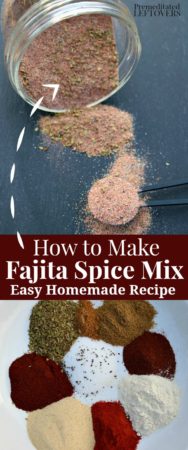 how to make fajita spice mix - an easy homemade fajita seasoning recipe