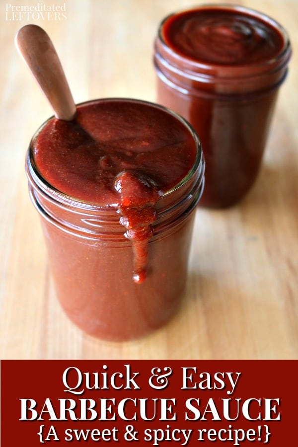 A sweet and spicy homemade BBQ sauce recipe.