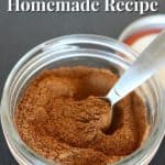 This chai spice recipe is perfect or baking, coffee, tea, smoothies, and more!