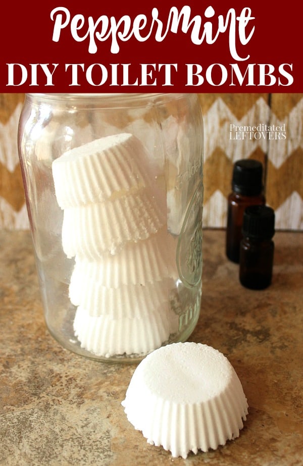 DIY Peppermint Toilet Bombs Recipe and Tutorial