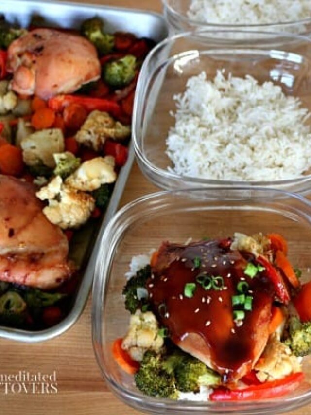 Easy Sheet Pan Mongolian Chicken Thighs with Vegetables Story (Copy)