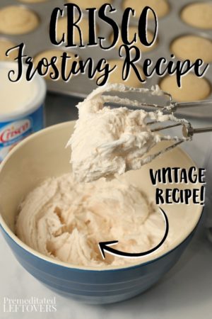Easy Crisco frosting recipe