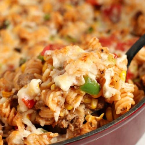 Chipotle Pasta Skillet Recipe - An easy one-dish dinner!