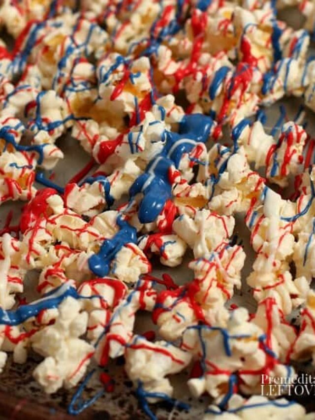 Creative & Patriotic Candy Popcorn with M&Ms Story