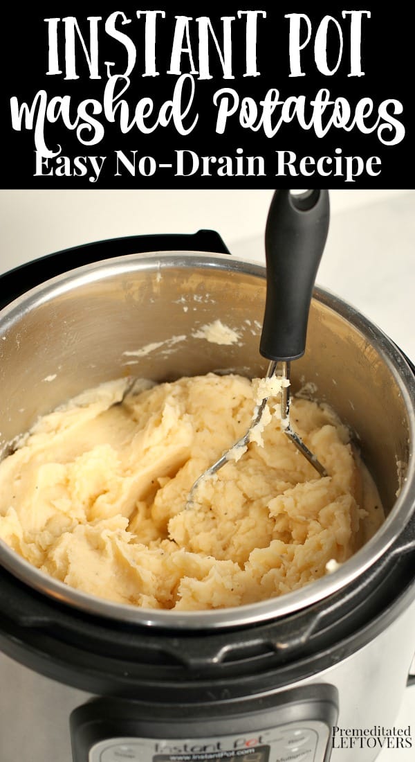 no-drain instant pot mashed potatoes recipe