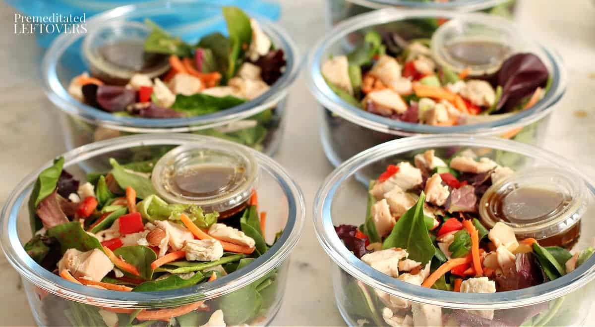 Asian Chicken Salad Meal Prep Recipe - Quick & Easy Lunch Ideas