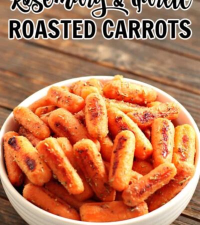 savory roasted carrots recipe with rosemary and garlic