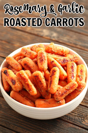 savory roasted carrots recipe with rosemary and garlic