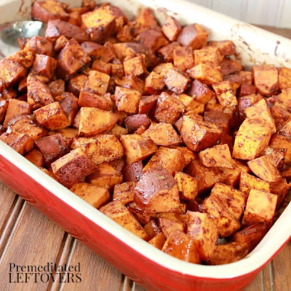 Pumpkin Pie Spiced Sweet Potatoes Recipe