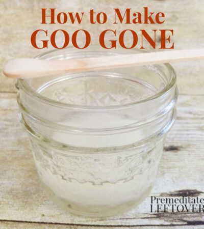 homemade goo gone substitute recipe