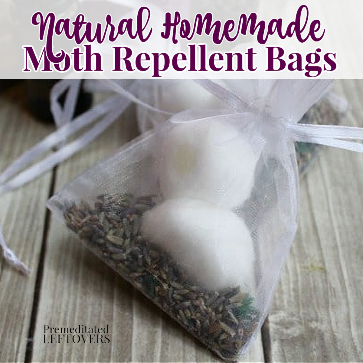 natural homemade moth repellent sachet bags