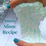snow slime recipe for kids