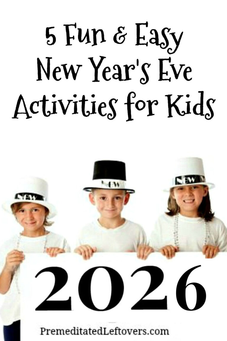 5 Fun and Easy New Year’s Eve Activities for Kids this Year