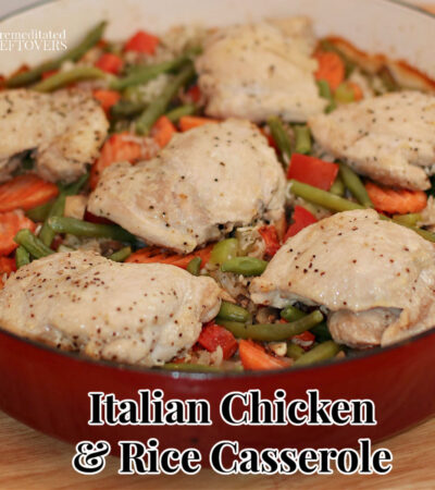 easy italian chicken and casserole recipe with vegetables - easy one dish meal