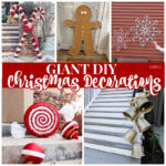 diy giant christmas decorations including large outdoor christmas decorations and oversized indoor holiday decor