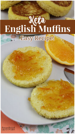 Keto English Muffin Recipe for the microwave