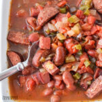 Crock-Pot Red Beans and Rice, Southern Style - less spicy than Cajun Red Beans and Rice but just as tasty!