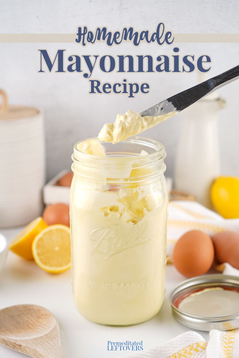 How to Make a Delicious Homemade Mayonnaise - step by step (Pin this to Pinterest)