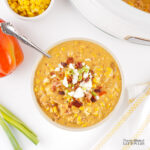 Mexican Street Corn Soup cooked in the Crock-Pot