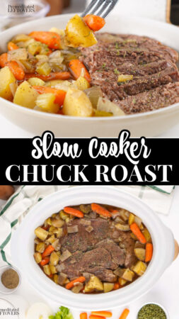 slow cooker chuck roast recipe with vegetables