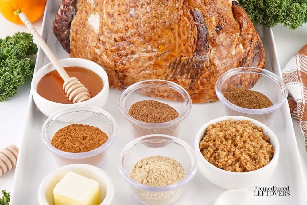 homemade Honey baked ham ingredients